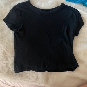 Black crop top